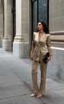 Zara satynowy garnitur M