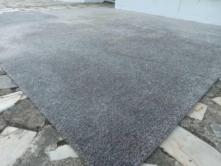 Carpete cor cinza