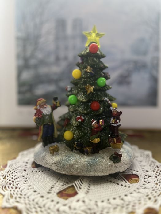 Новорічна ялинка батарейки