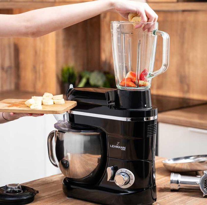 Robot Kuchenny Planetarny Blender Szklany Maszynka Do Mięsa - OKAZJA