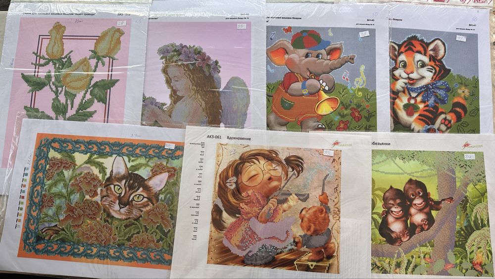 Картини для вишивки з бісеру. Розпродаж