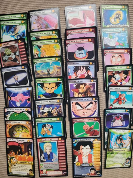 Karty Dragon Ball CCG SCORE rare, promo, postacie.