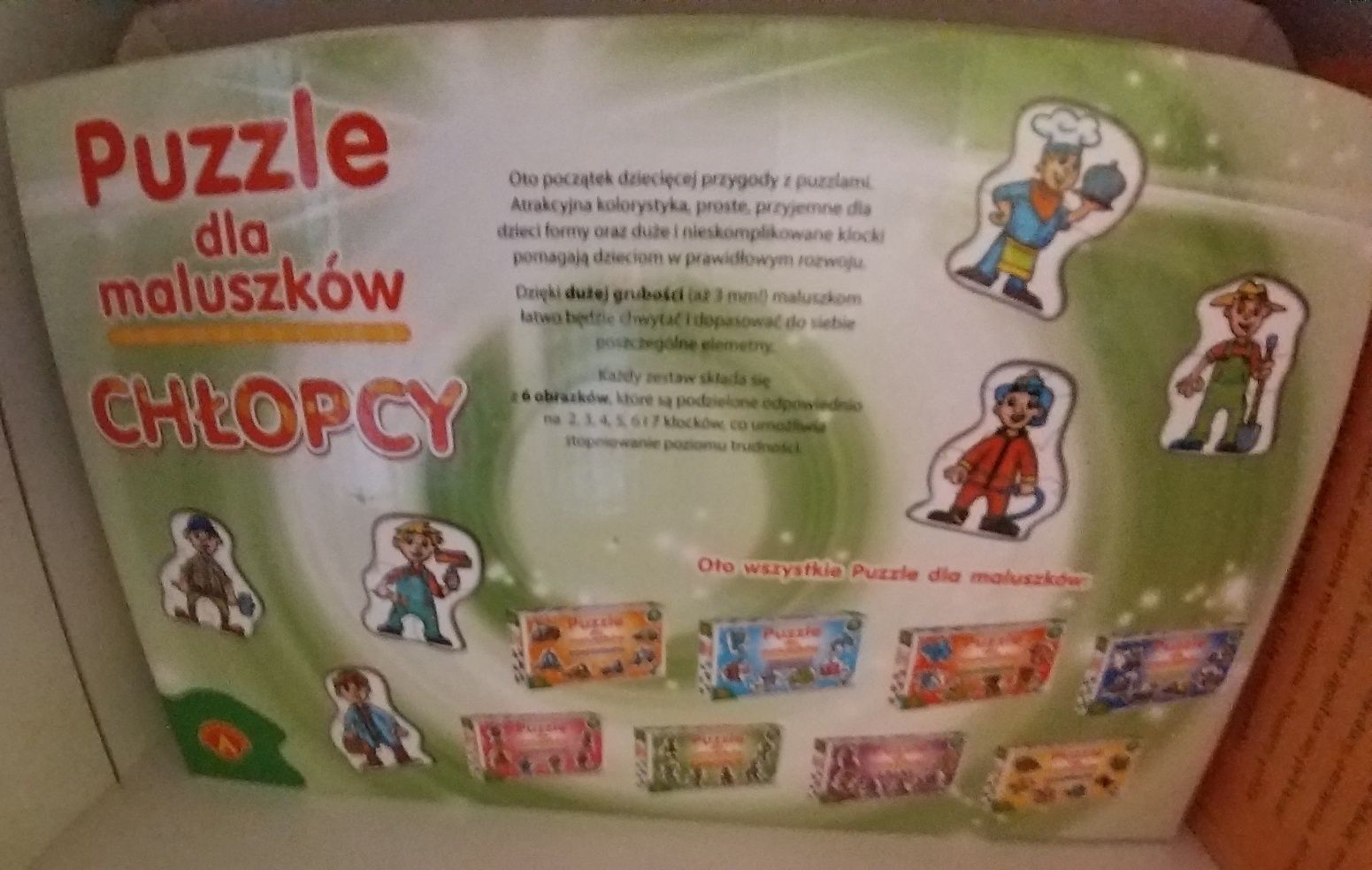 Alexander puzzle dla Maluszków Chłopcy