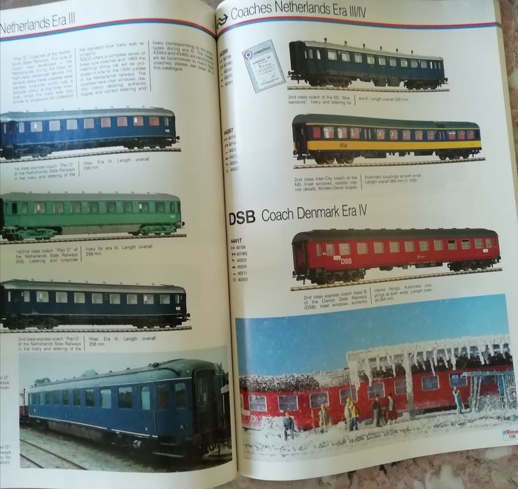 Catálogo da ROCO 1988/89