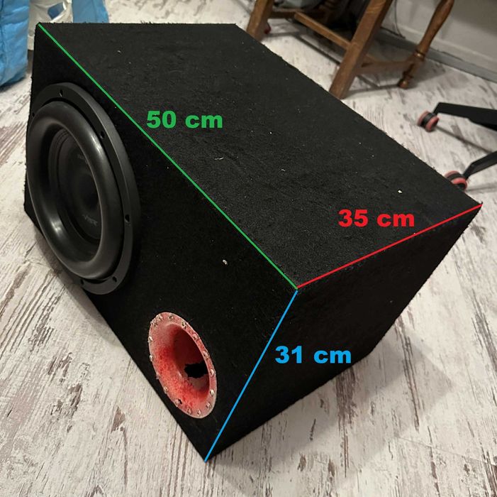 Subwoofer VIBE BlackAir 10D2 600W RMS