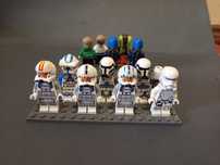 Lego minifigures Ninjago, star wars, town, marvel DC