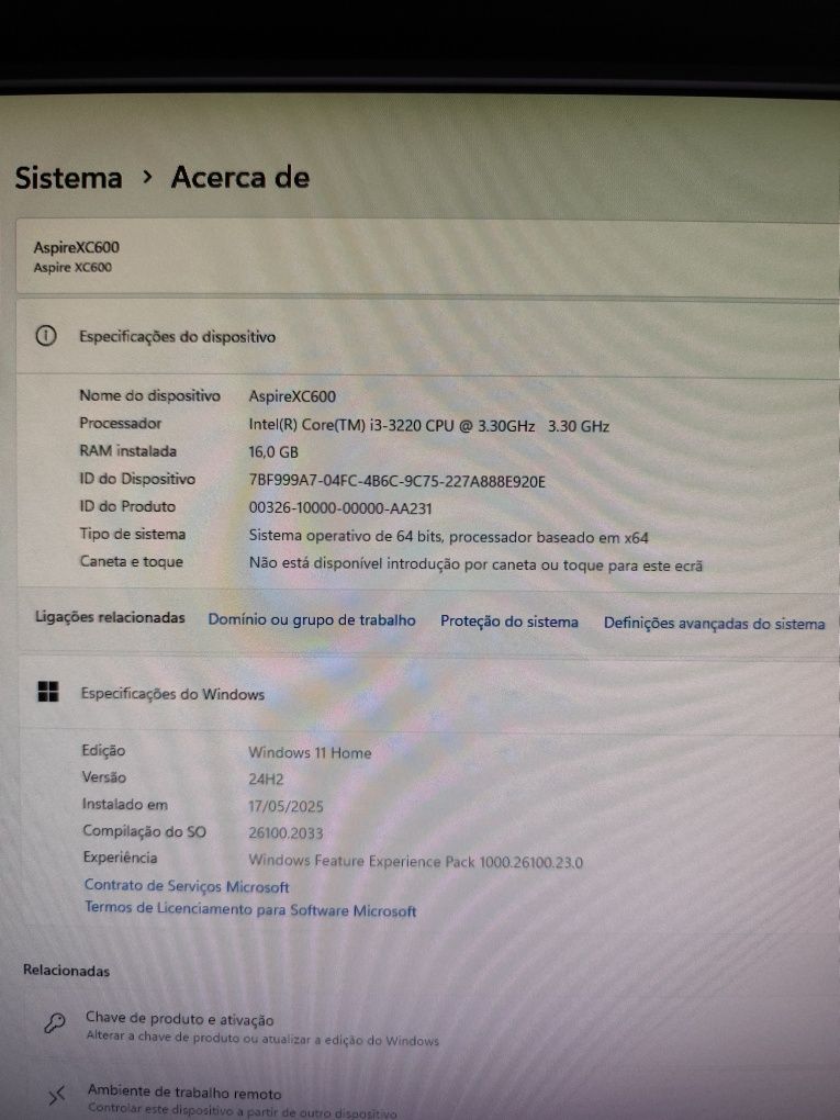 Acer Aspire XC600