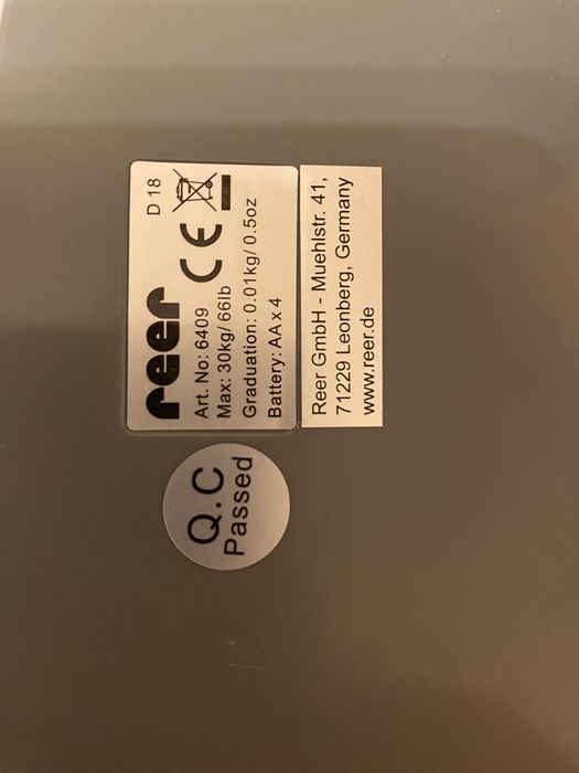 Детские музыкальные весы для новорождённых до 30 кг Reer Германия