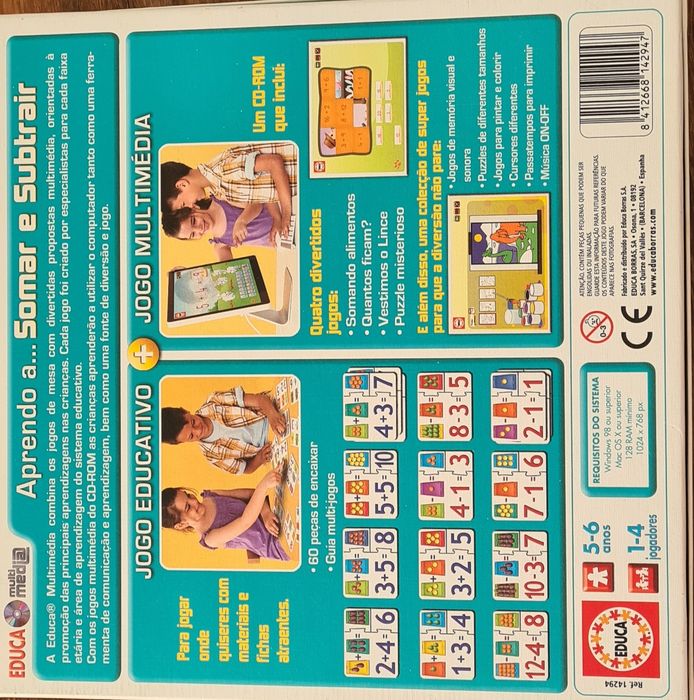 Jogo educativo  somar e subtrair