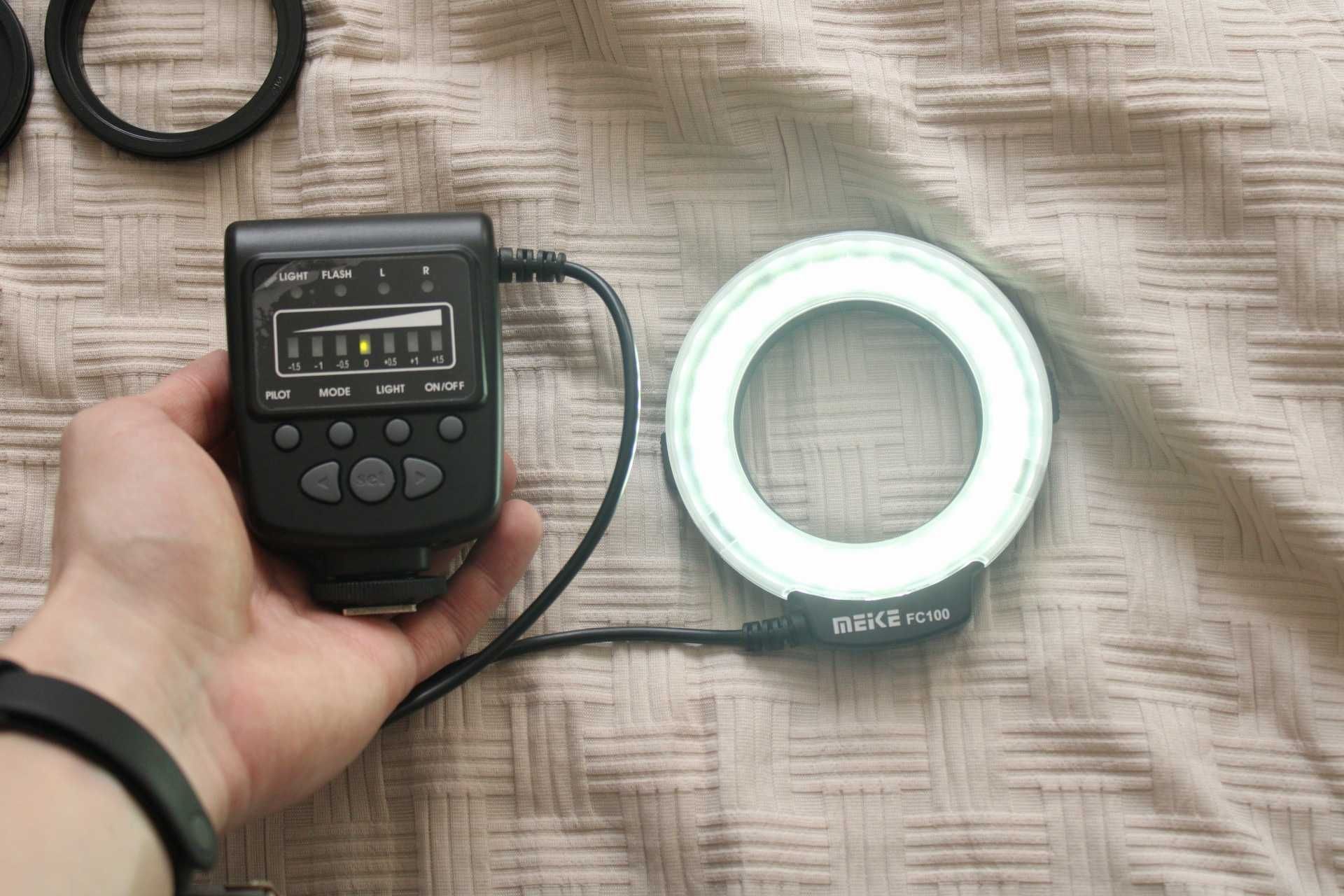 Meike FC-100 Macro Ring Flash Sony Canon Nikon МАКРО СПАЛАХ ВСПЫШКА