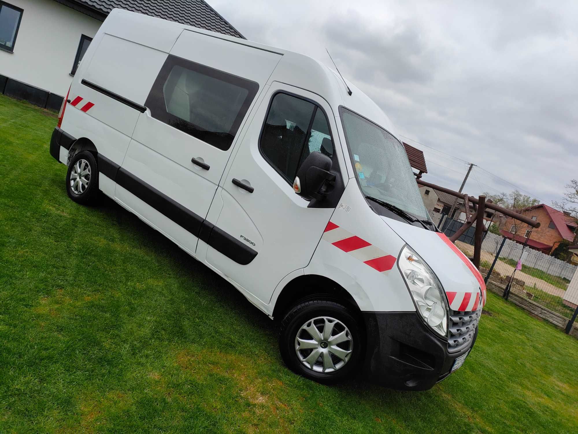 Renault Master 2012r BRYGADÓWKA 7 OSÓB!!! 2,3DCI 125KM!!!