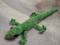 Фельзума геккон вязаная игрушка