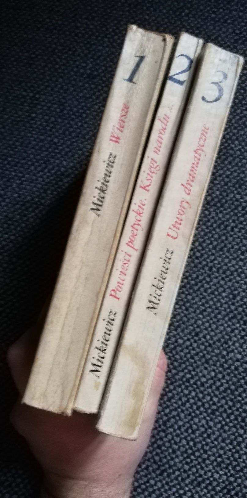 Adam Mickiewicz tomy 1-3