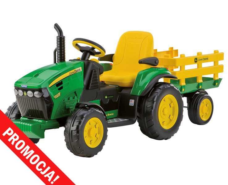 JOHN DEERE ciągnik elektryczny traktor PEG-PEREGO dla dzieci WYSYŁKA!