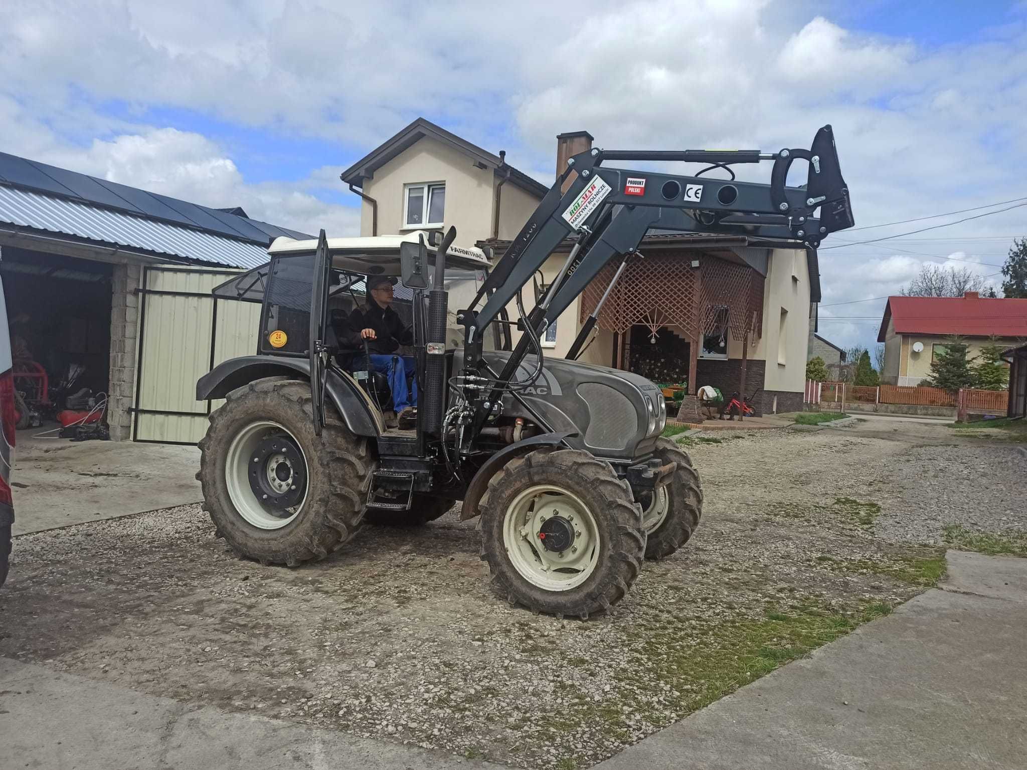 Tur, ładowacz czołowy samopoziom Farmtrac, Renault, Ursus. Montaż