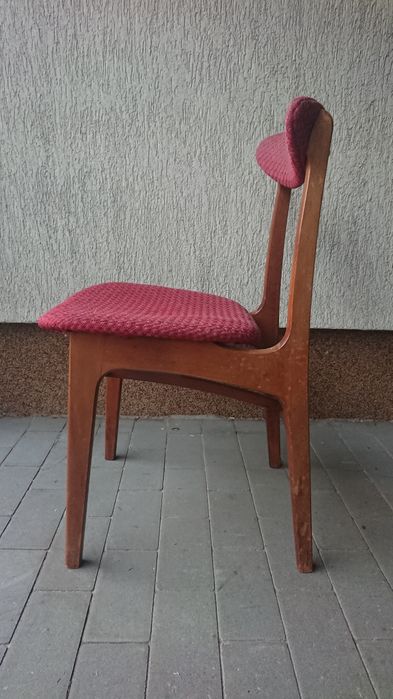 Krzesła lata 70. komplet 6 szt. + stół