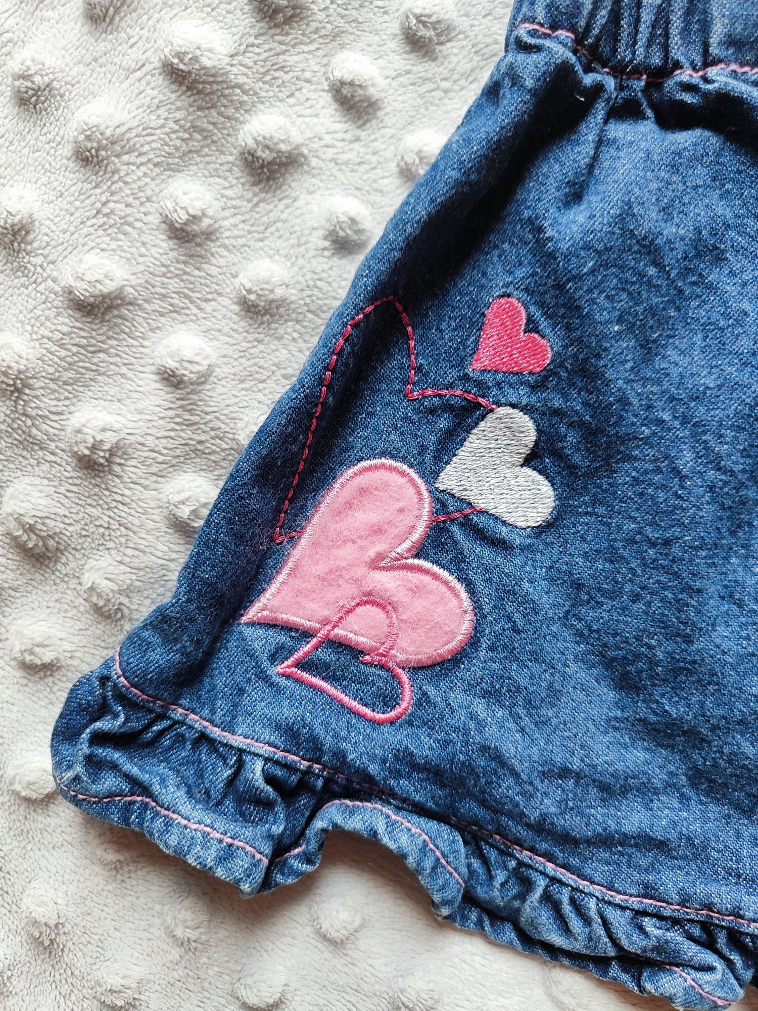 Spódniczka imitująca jeans 62