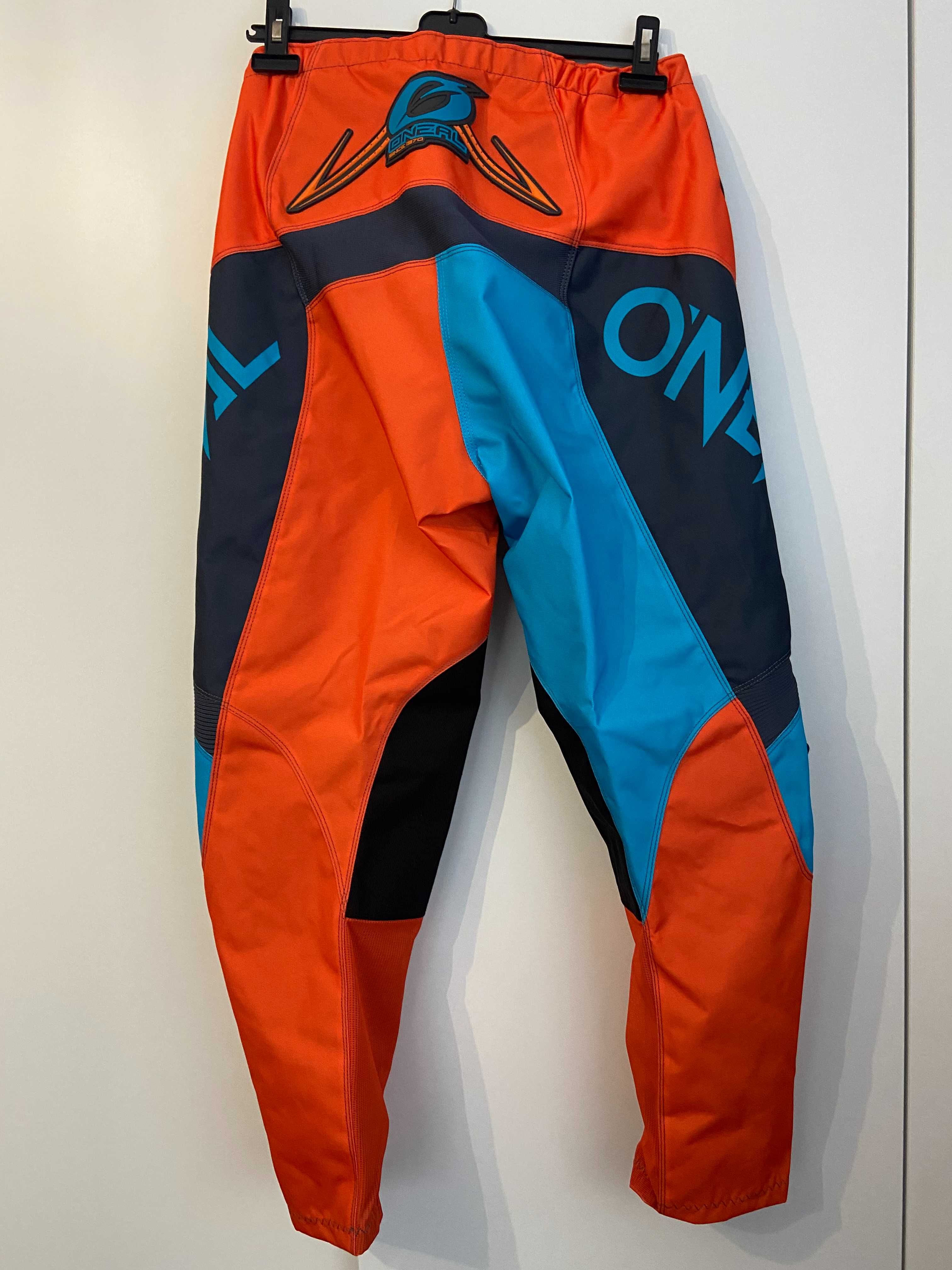 Strój Oneal Element Factor Orange Blue mx (cross,quad,enduro,mtb)