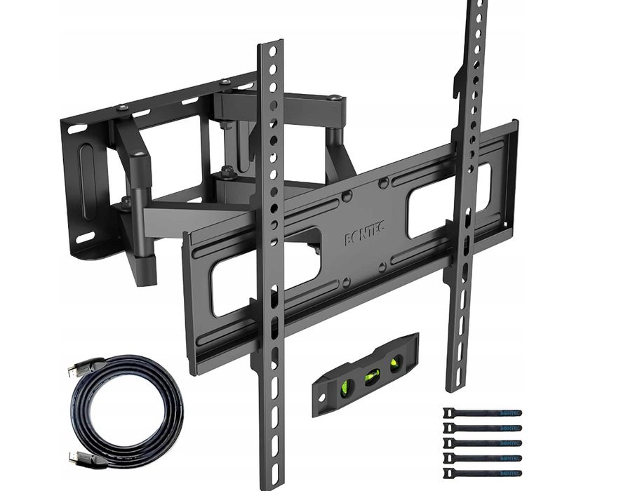 Wytrzymały obrotowy uchwyt do telewizora wieszak tv do 70 cali DUŻY