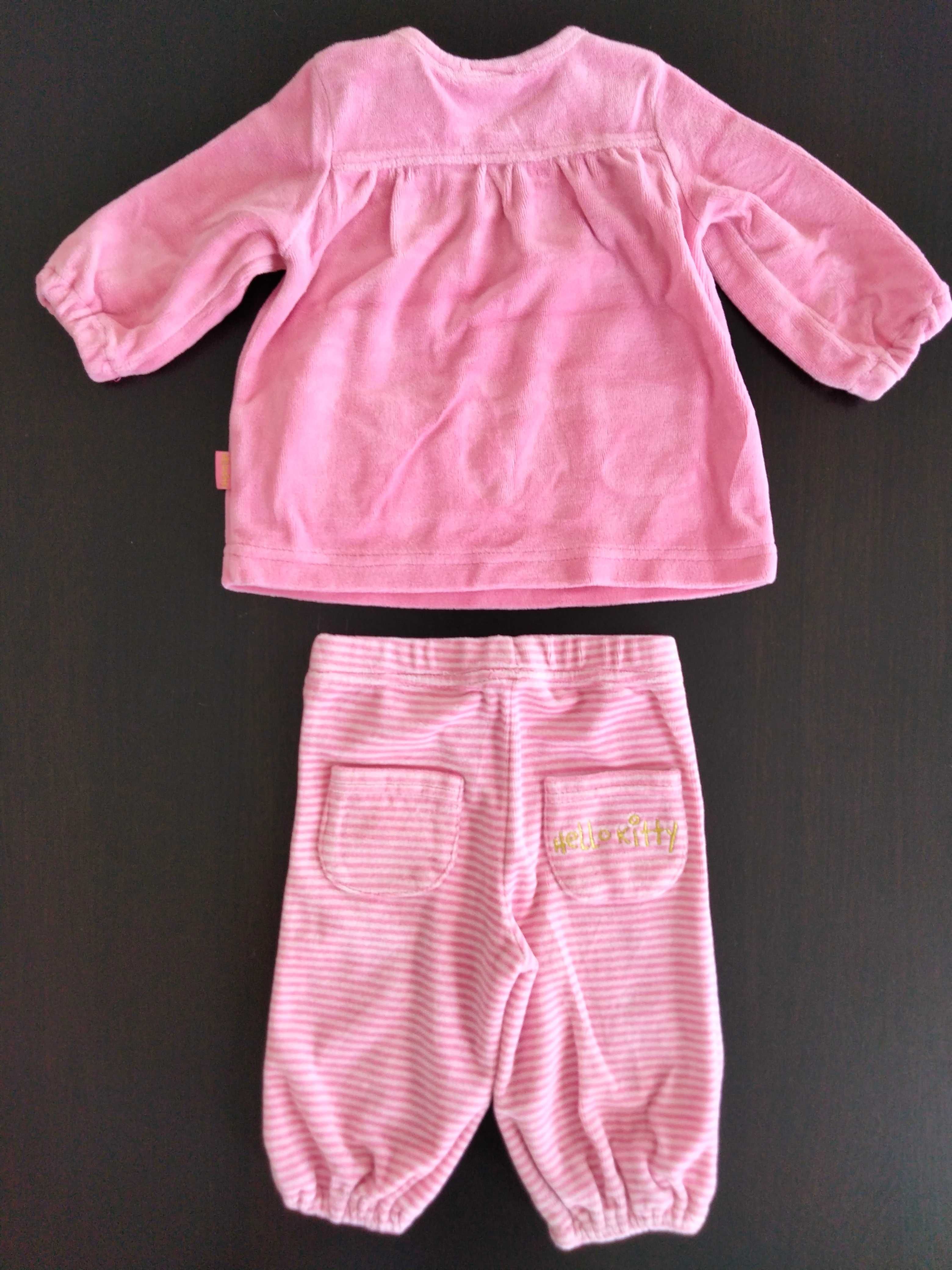 Dresik welurowy H&M Hello Kitty rozm. 62 stan idealny