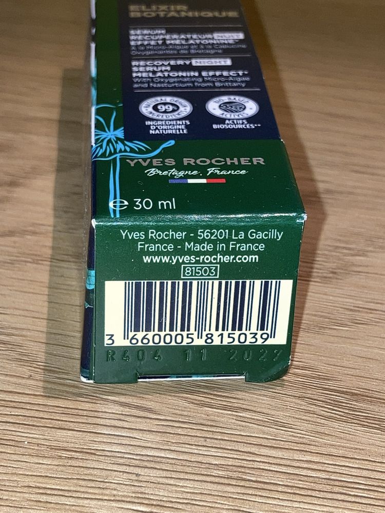 Serum do twarzy elixir botanique yves rocher