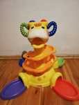 fisher price, żyrafa z piłeczkami