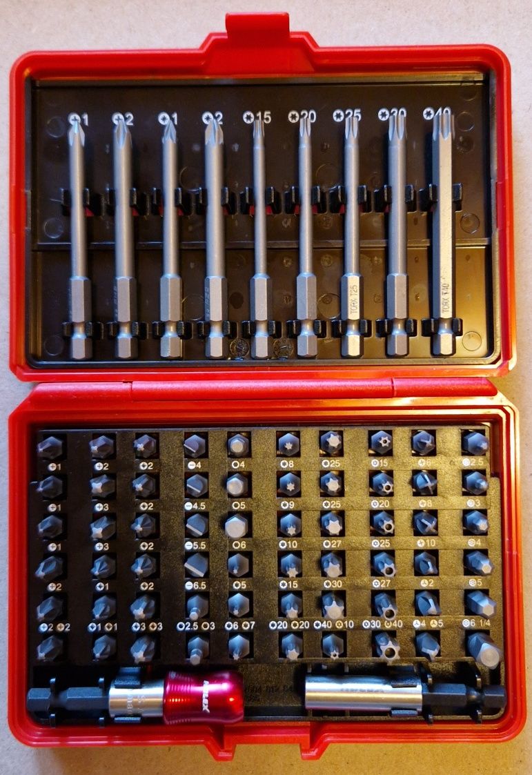 zestaw bitów - HOLEX - 71 elementów