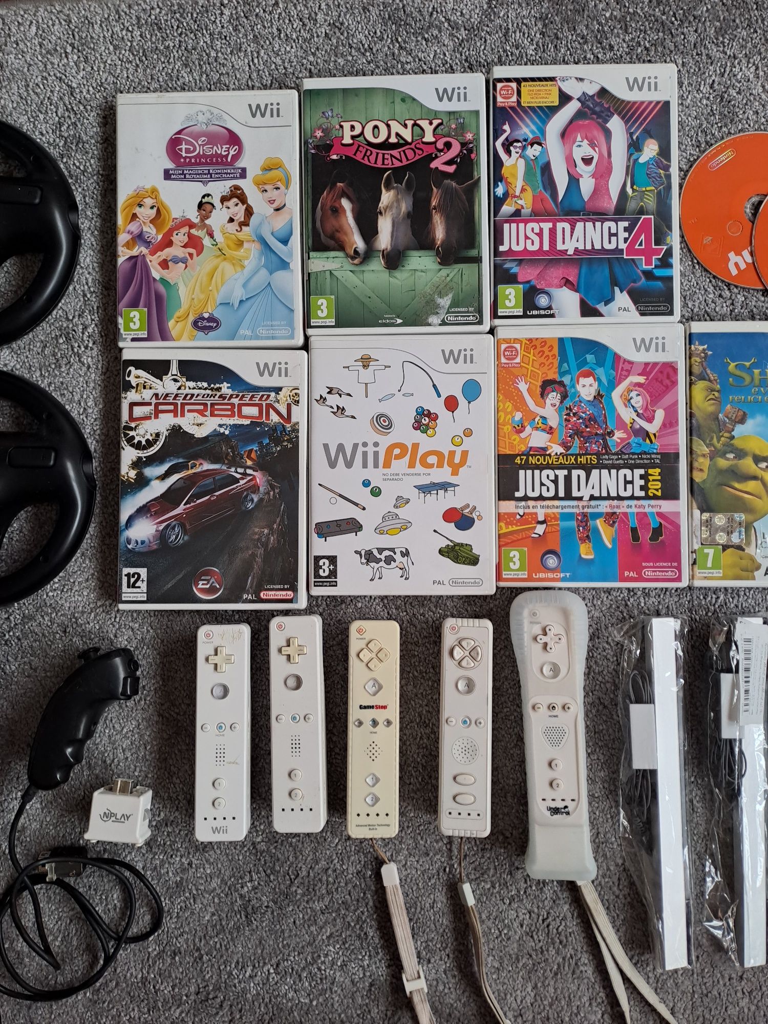 Comandos, Jogos e Acessórios Wii