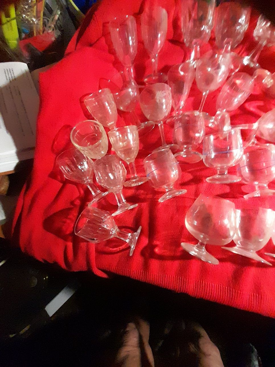 Lote de 62 shots . mini  calices diversos e mini canequinhas p shots