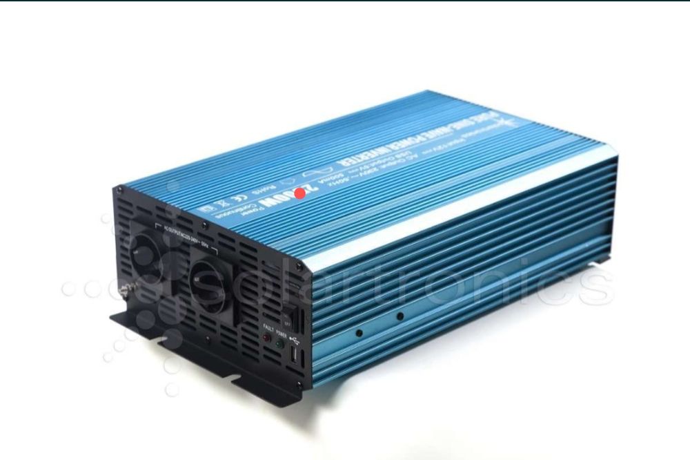Inversor 2000W / 4000W pico Onda Pura 12V 24V Solartronics conversor