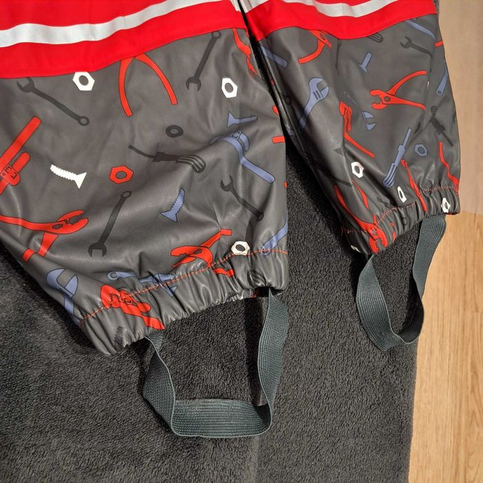 Spodnie przeciwdeszczowe dziecięce, rozmiar 110/116