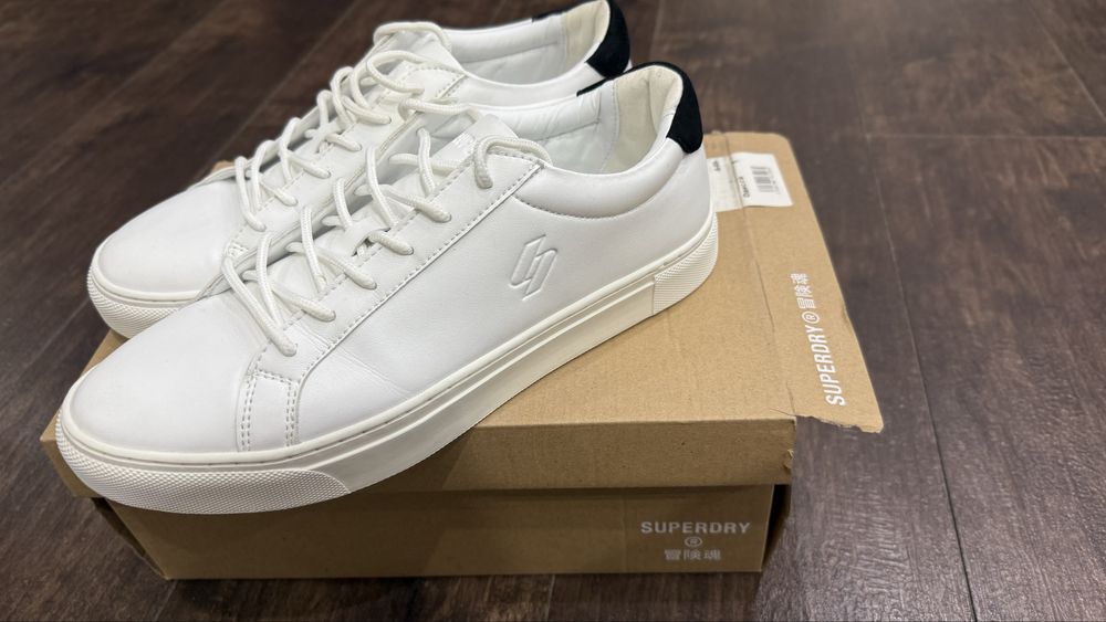 Кеди білі superdry 42 розмір