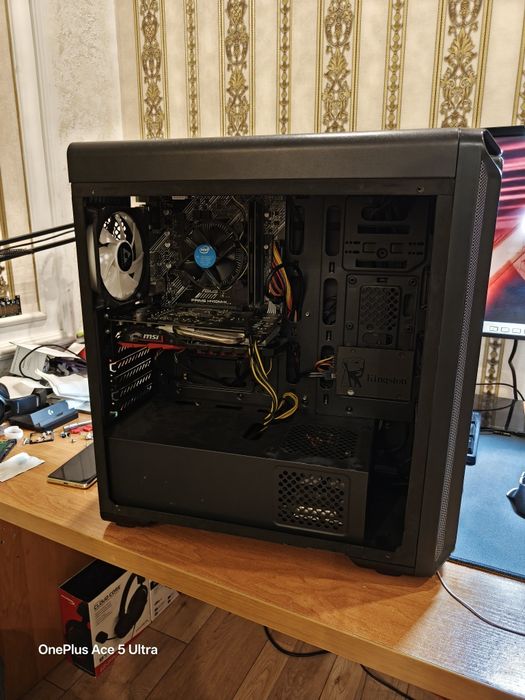 Компьютер системный блок пк для работы учёбы игр 1050ti 10100f