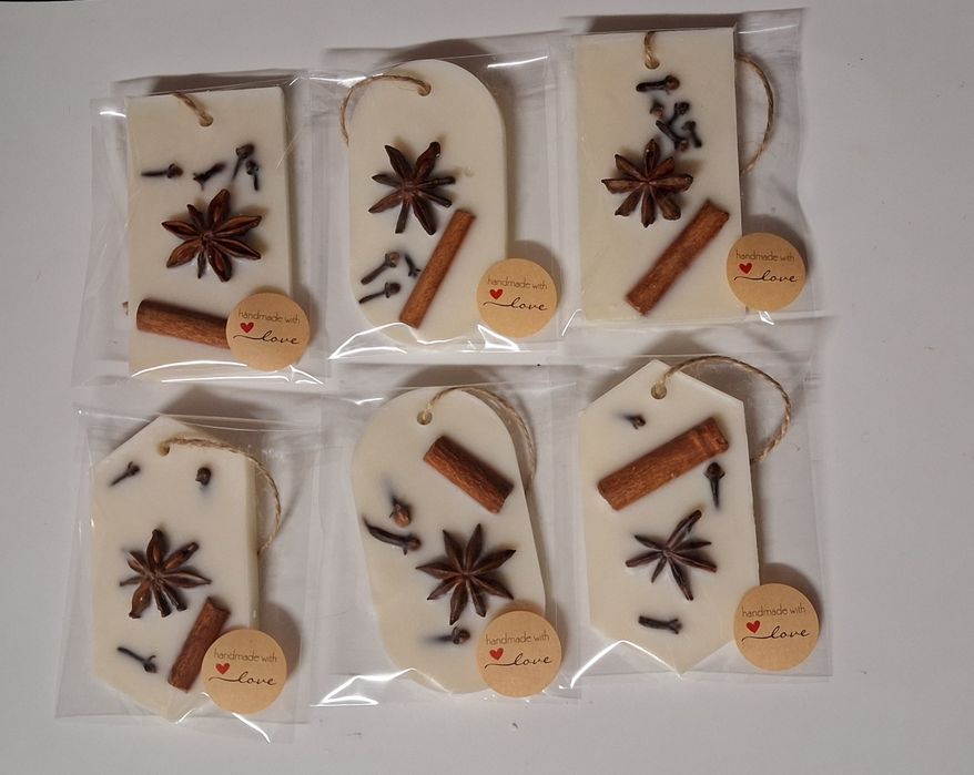 Zawieszki z wosku sojowego zapachowe piernik