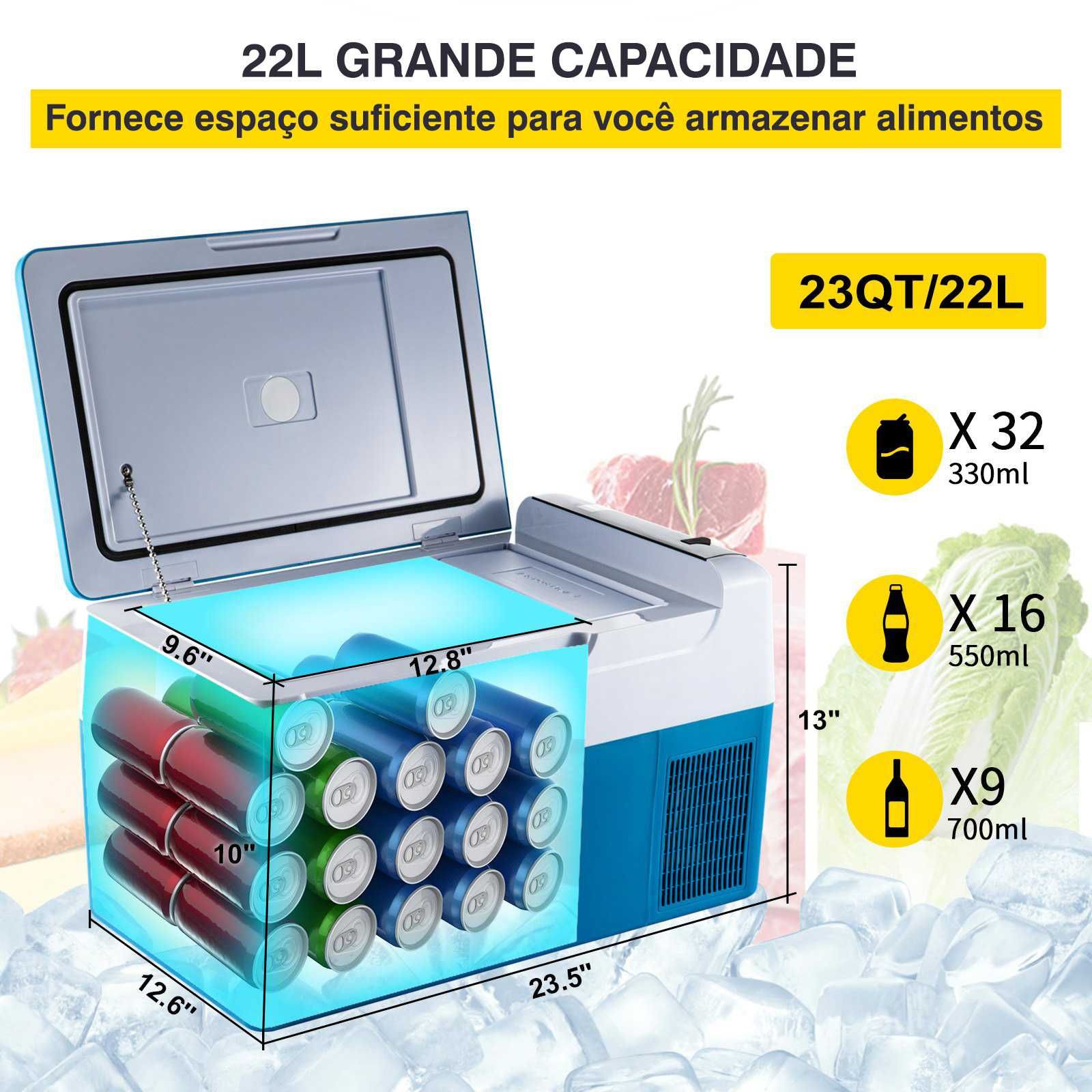 Arca frigorifica  frigorifico congelador frigorifico portátil 22L