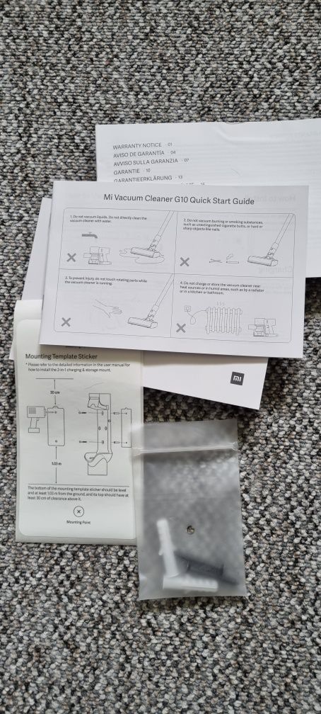Akcesoria, części do odkurzacza XIAOMI Mi Vacuum Cleaner G10