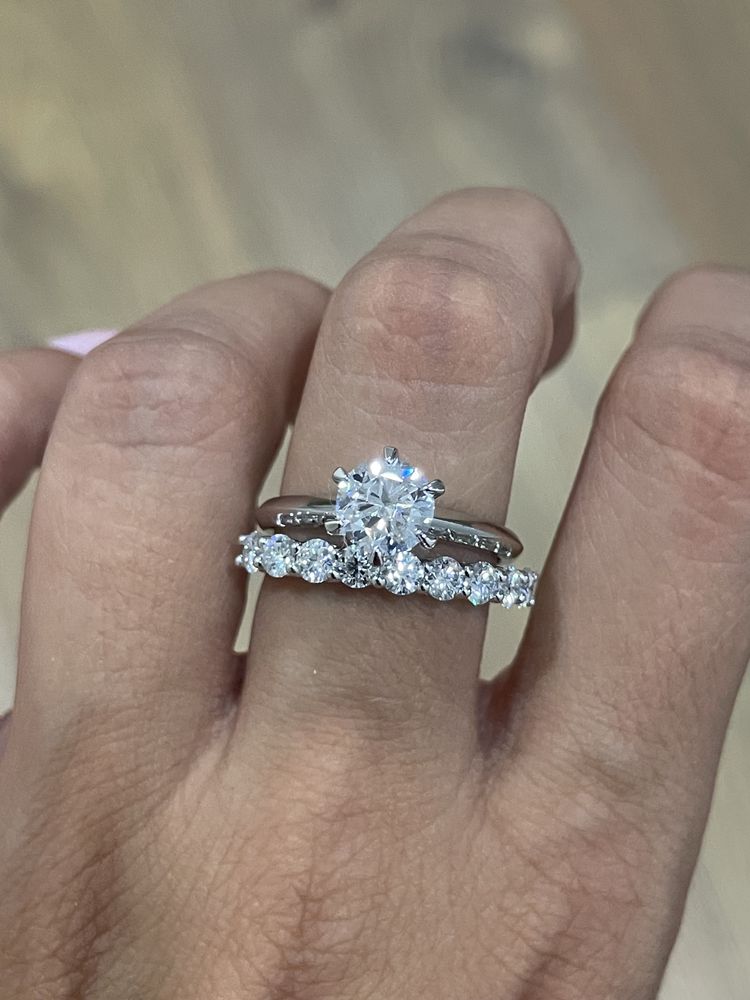 Полудорожка на 9 муассанитов 0.90ct серебро 925