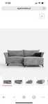 Sofa, narożnik szary Agata Meble