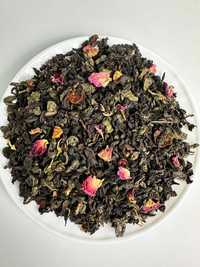 ВКУСНЕЙШАЯ смесь черного и зеленого чая с клубникой и лепестками розы
