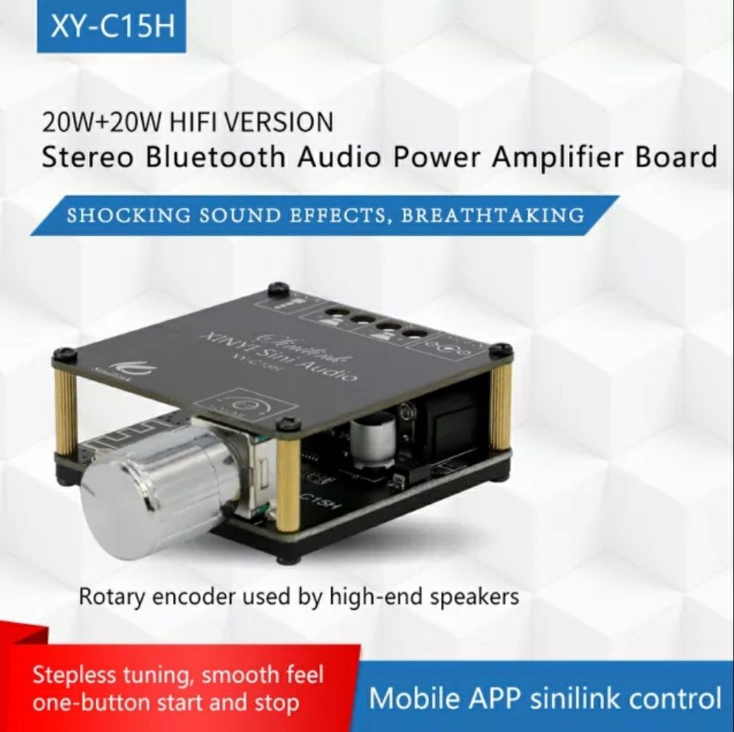 XY-C15H 20Wx2 Стерео Bluetooth Цифровой усилитель мощности