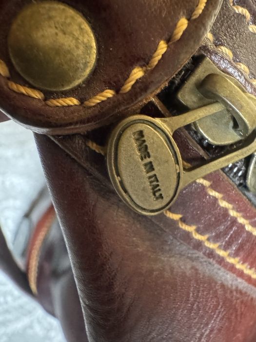 Włoska skórzana torba podróżna