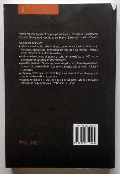 Historia Bałkanów wiek XVIII i XIX, Barbara Jelavich, UNIKAT!