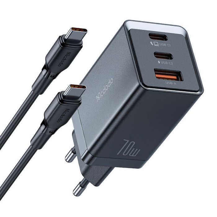 Ładowarka Gan Mcdodo 67W 2Xusb-C, Usb Do Laptopa I Telefonu