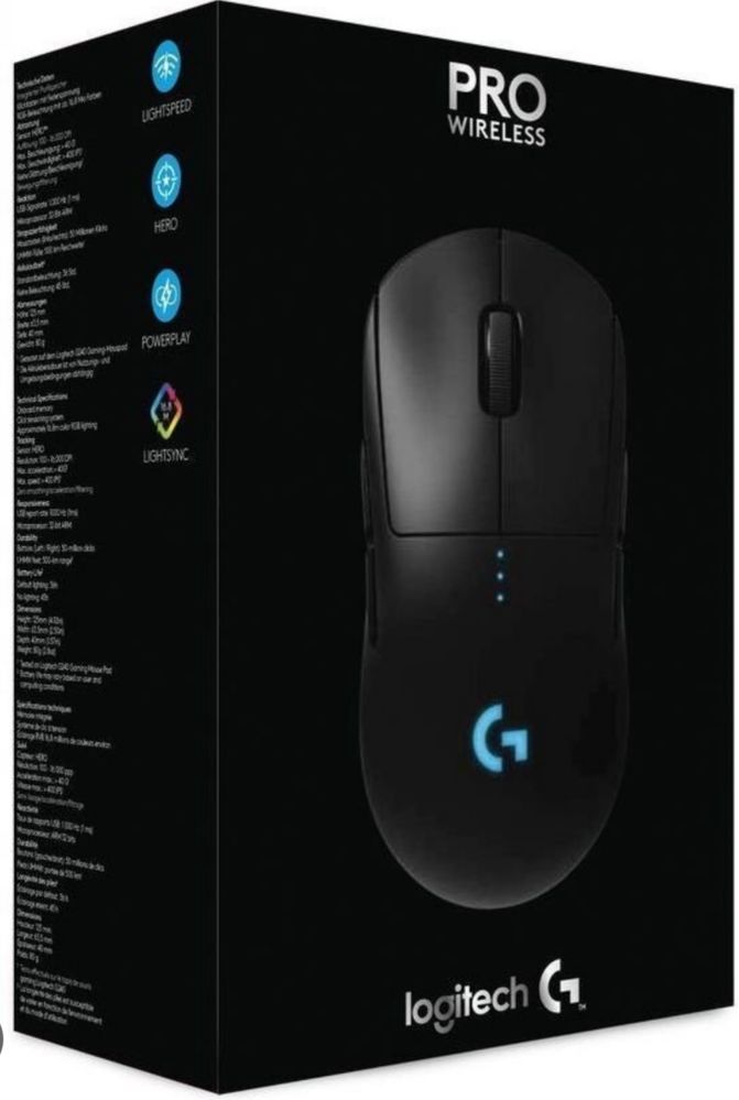 Bezprzewodowa mysz do gier Logitech PRO Wireless Gaming Mouse