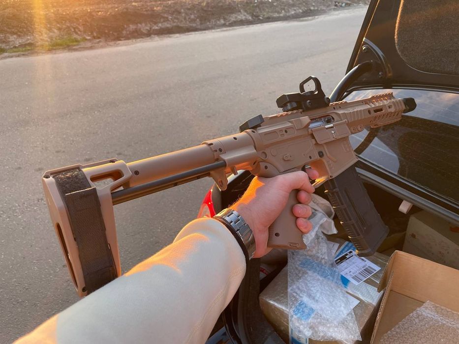 Профессиональный автомат на орбизах м 416 ак 47