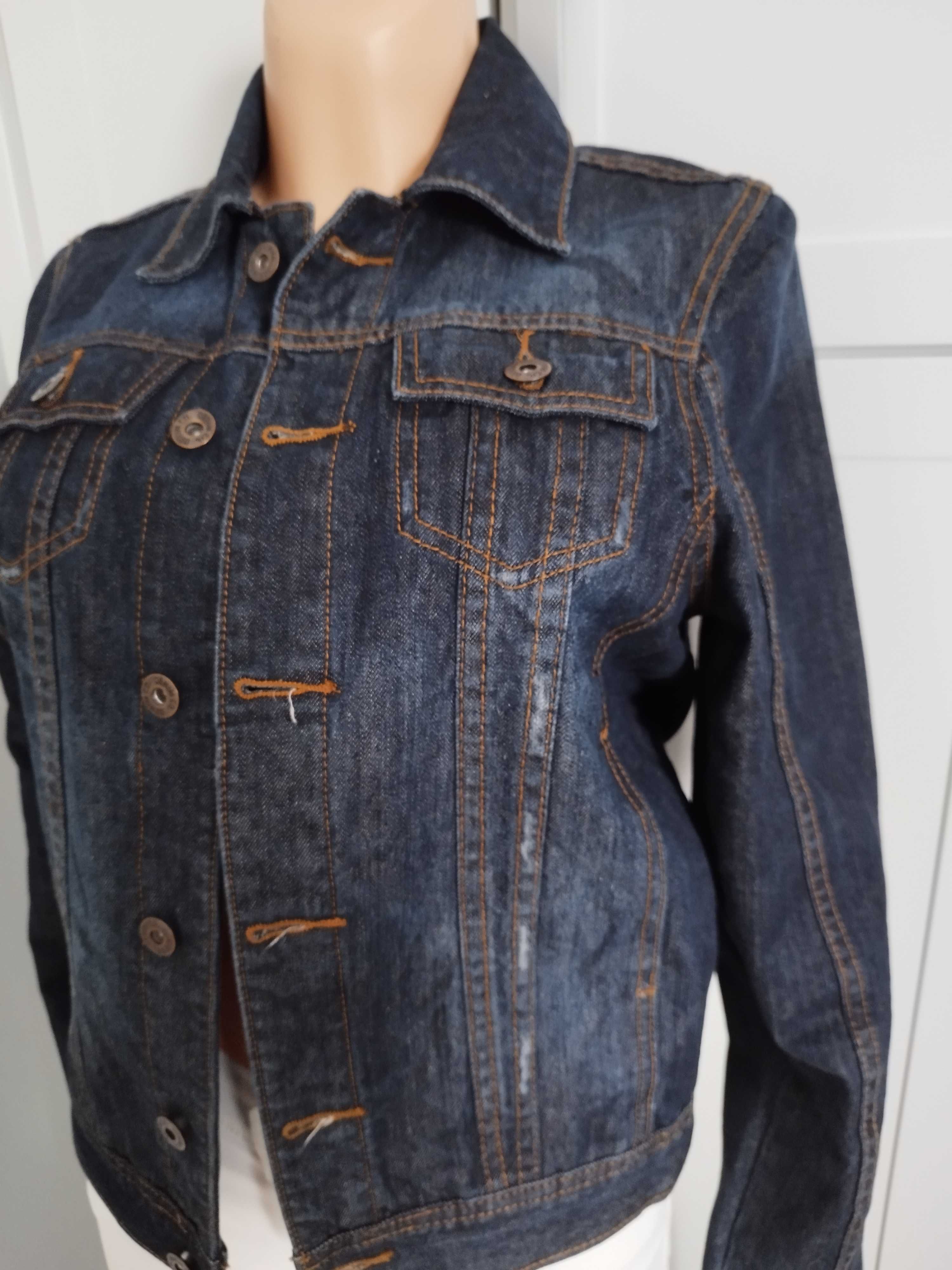 Primark, jeansowa kurtka męska denim co, rozmiar S