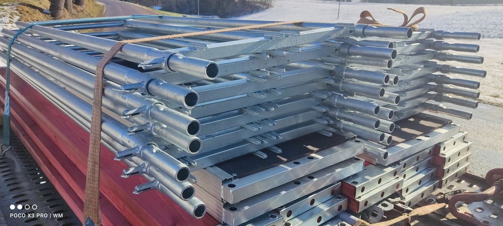 Rusztowanie plettac poznańskie pletak  idealne na ściany szczytowe