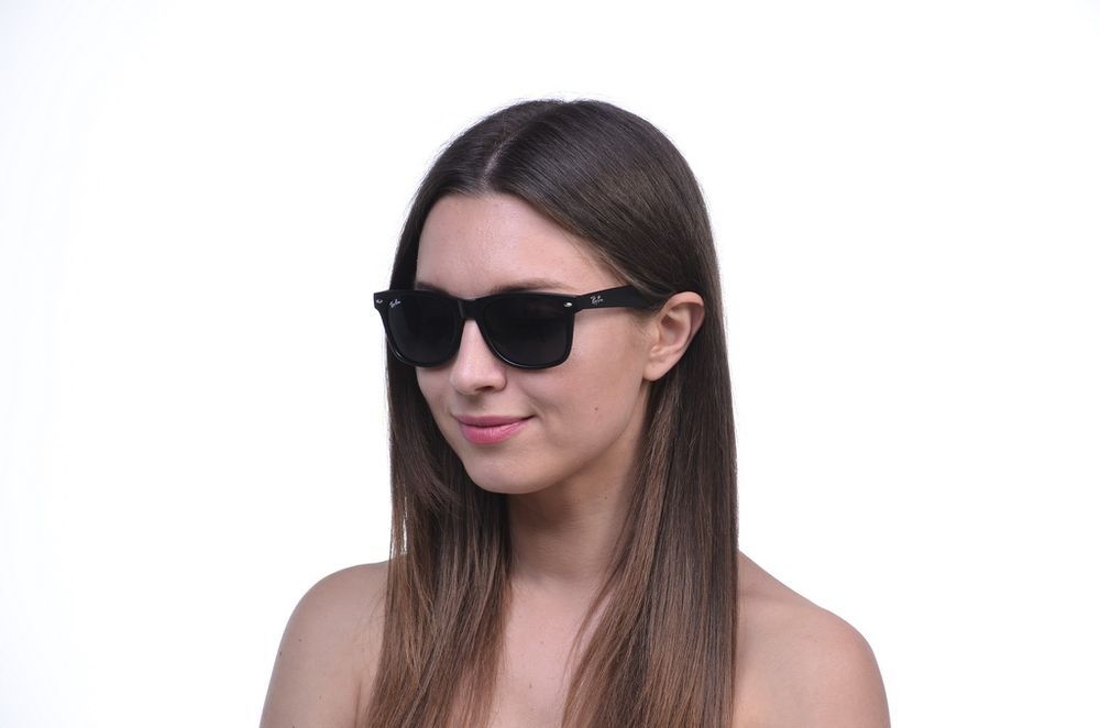 Сонцезахисні окуляри Ray Ban Wayfarer 2140-901SB Polarized + чохол