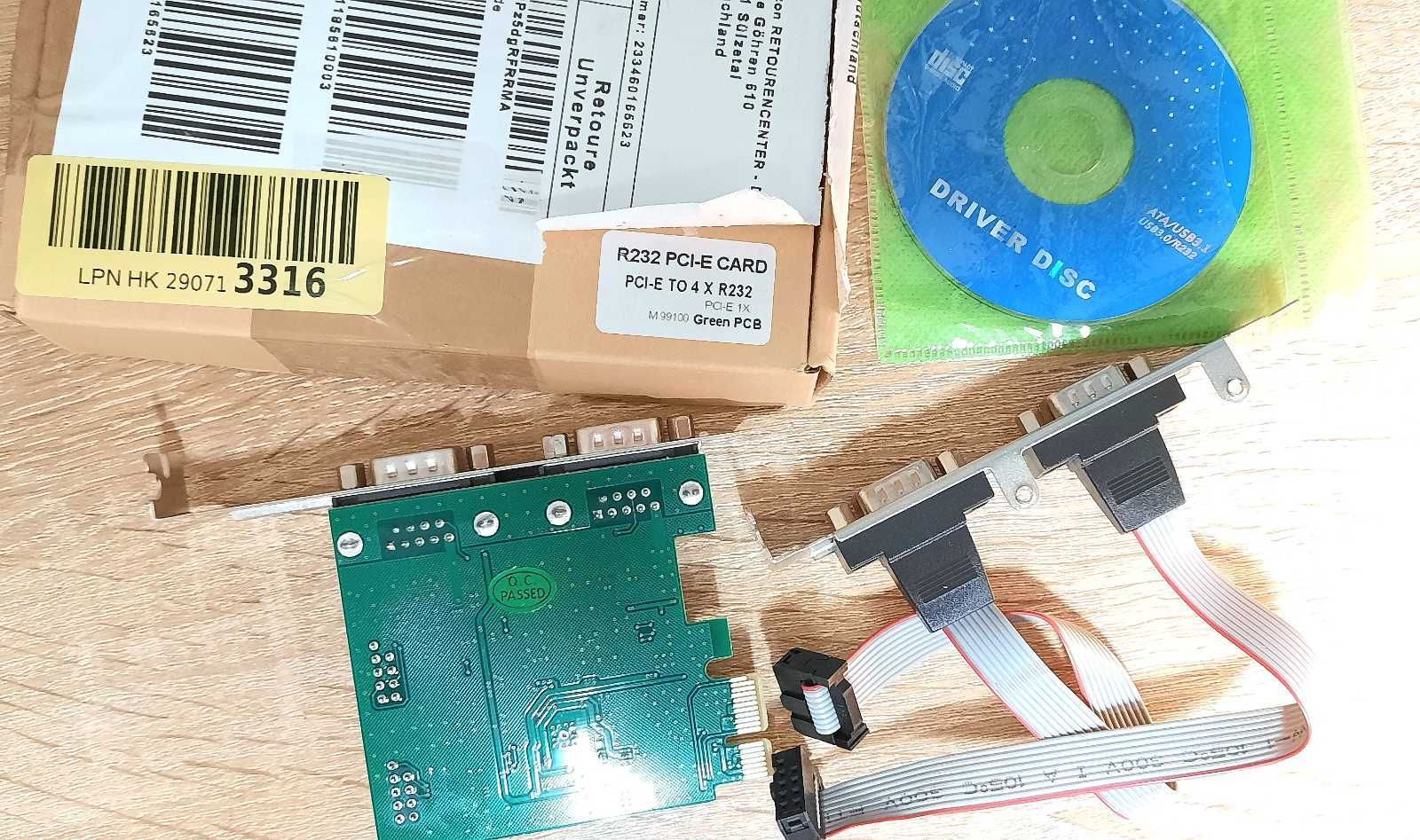 Контролер Dynamode PCI-E R232 (4 зовнішні порти)