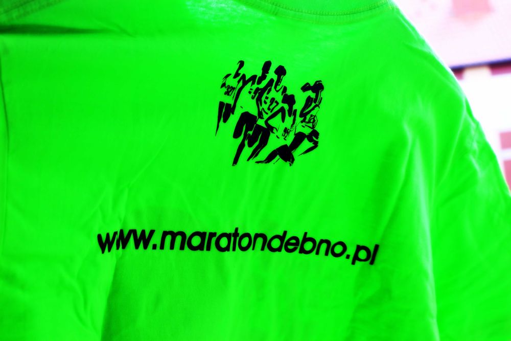 Koszulka 41. Maraton Dębno. Nowa - folia